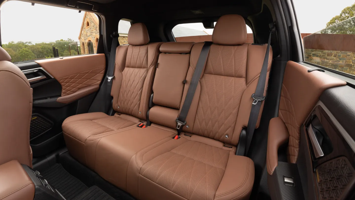2026 Mitsubishi Outlander PHEV rear seats