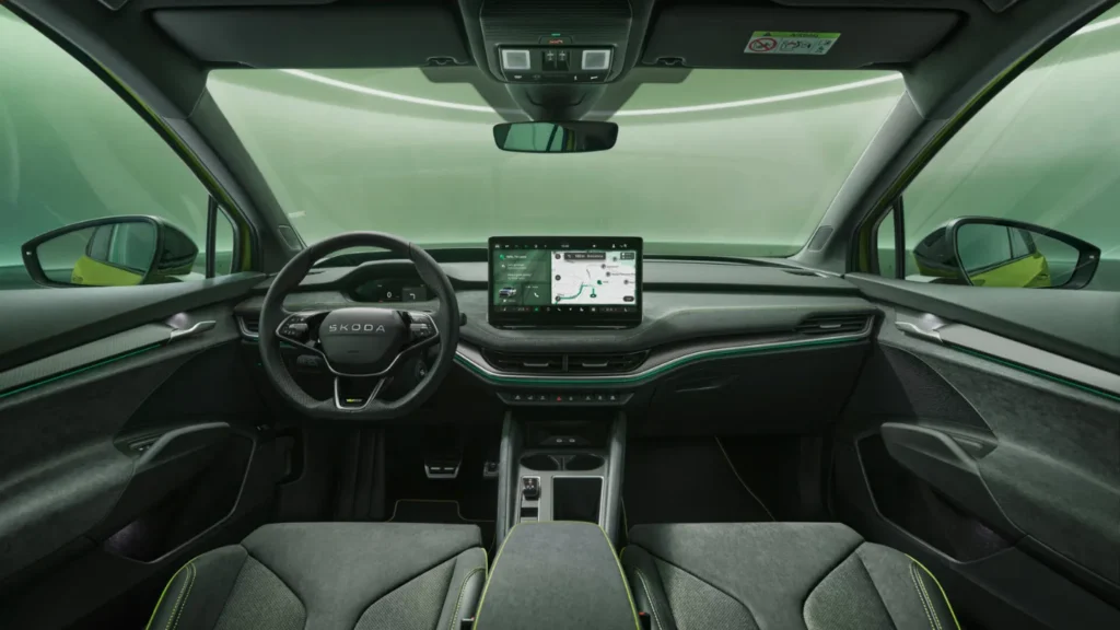 2026 Skoda Enyaq RS cockpit