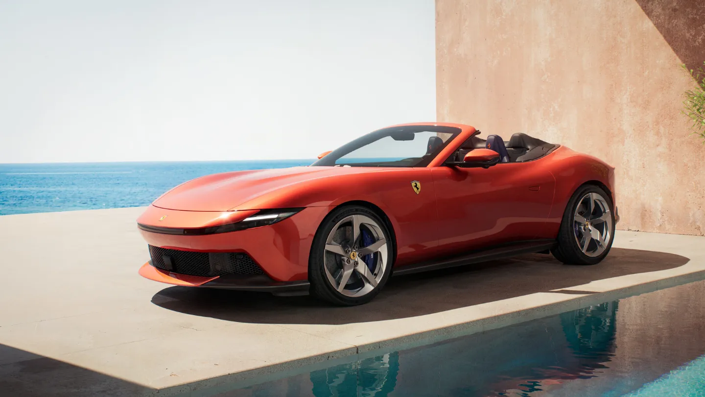 Ferrari Amalfi Spider Rosso Tramonto (Sunset Red)