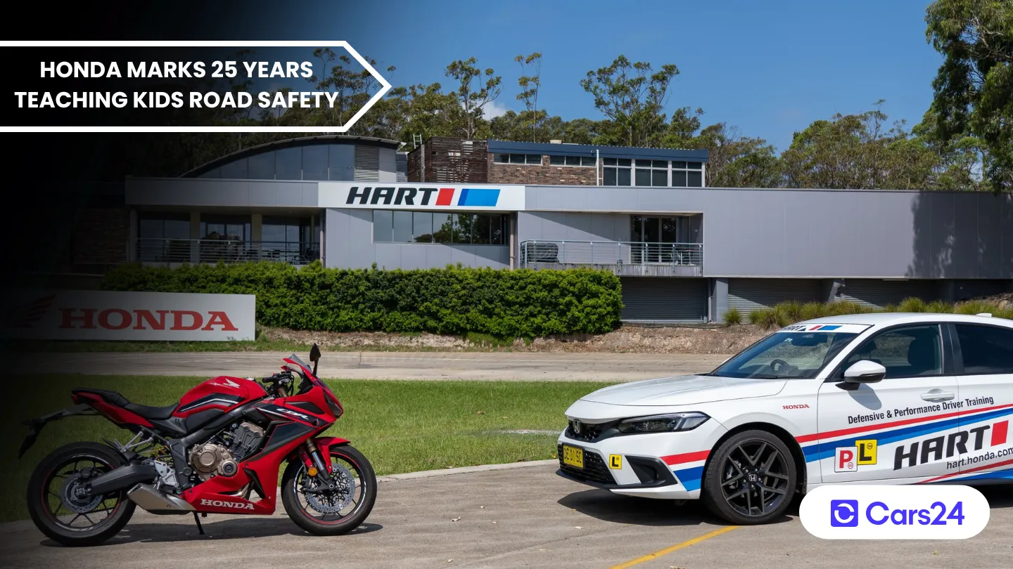 Honda Australia marks 25 years of HART road safety education banner