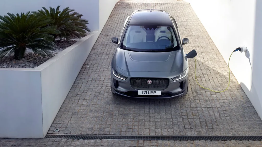 Jaguar I pace electric suv charging