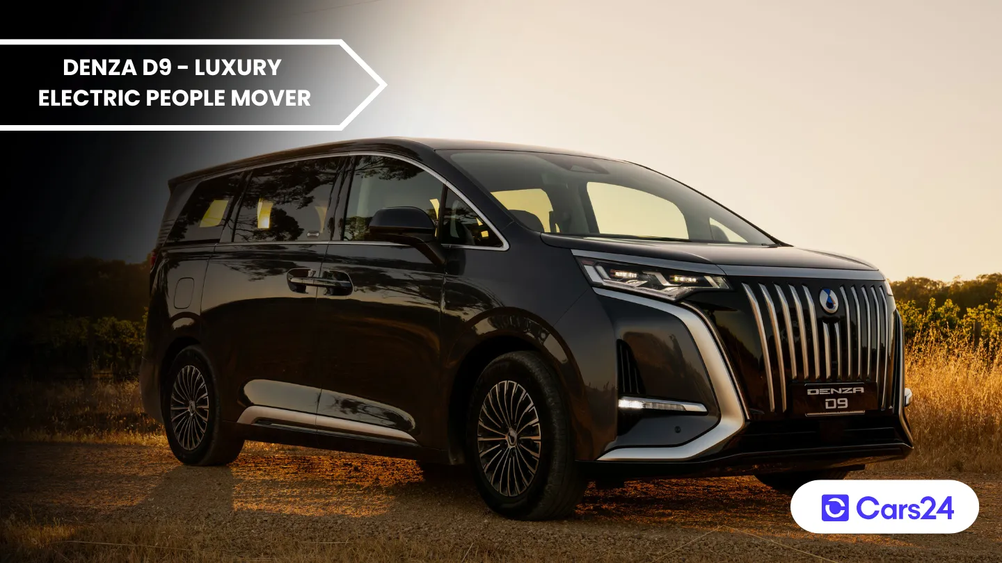 Luxury electric people mover Denza D9 available for order banner