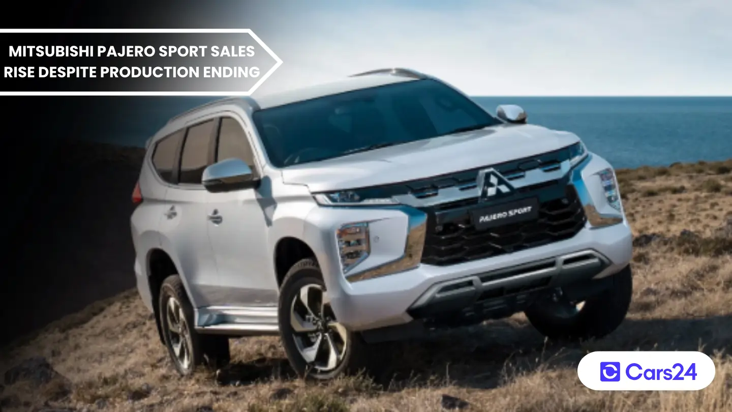 Mitsubishi Pajero Sport sales are up 19% in 2026 despite production end
