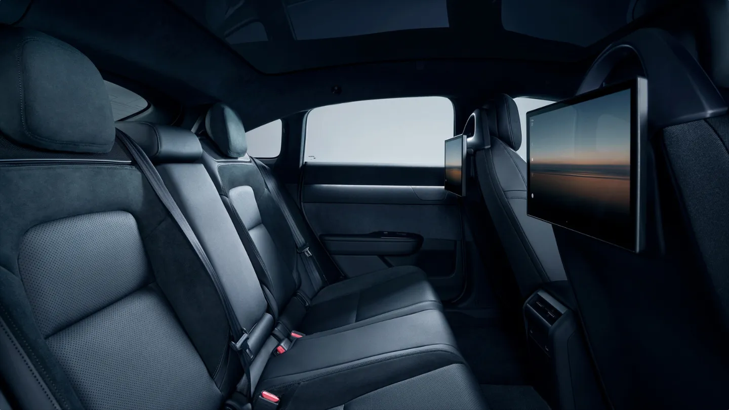 Sony Honda Mobility Afeela 1 EV front view rear seats