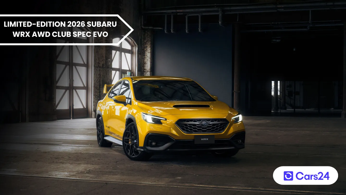Subaru launches limited-edition 2026 WRX AWD Club Spec Evo banner