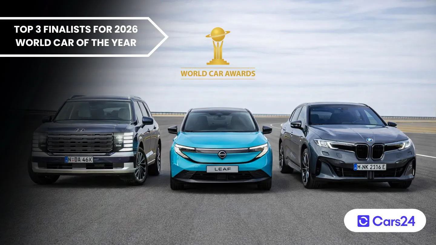 Top 3 finalists for the 2026 World Car Awards named banner