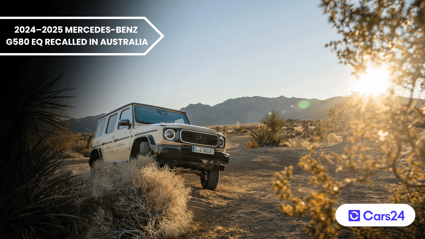 2024–2025 Mercedes-Benz G580 EQ recalled in Australia