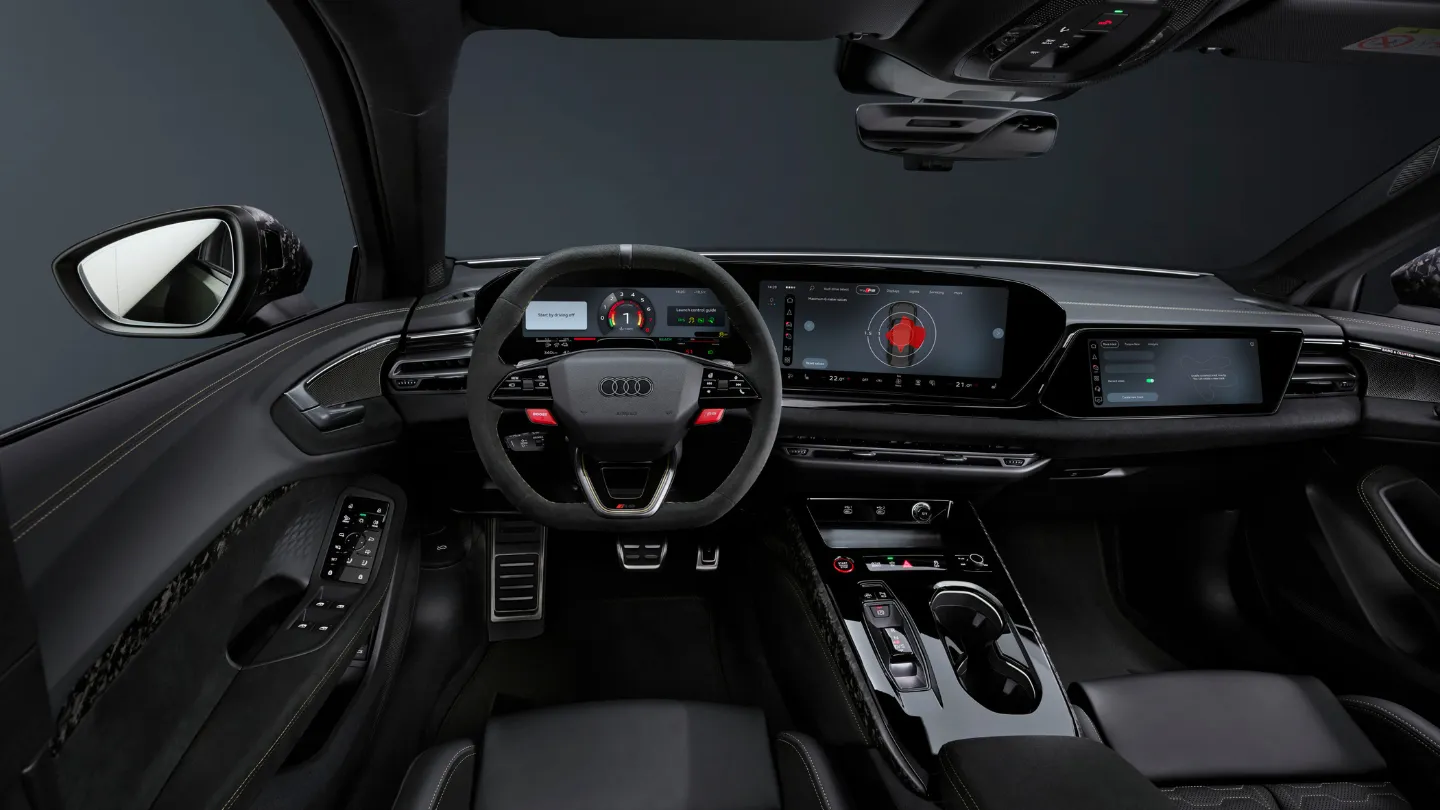 2026 Audi RS 5 Sedan phev hybrid cockpit