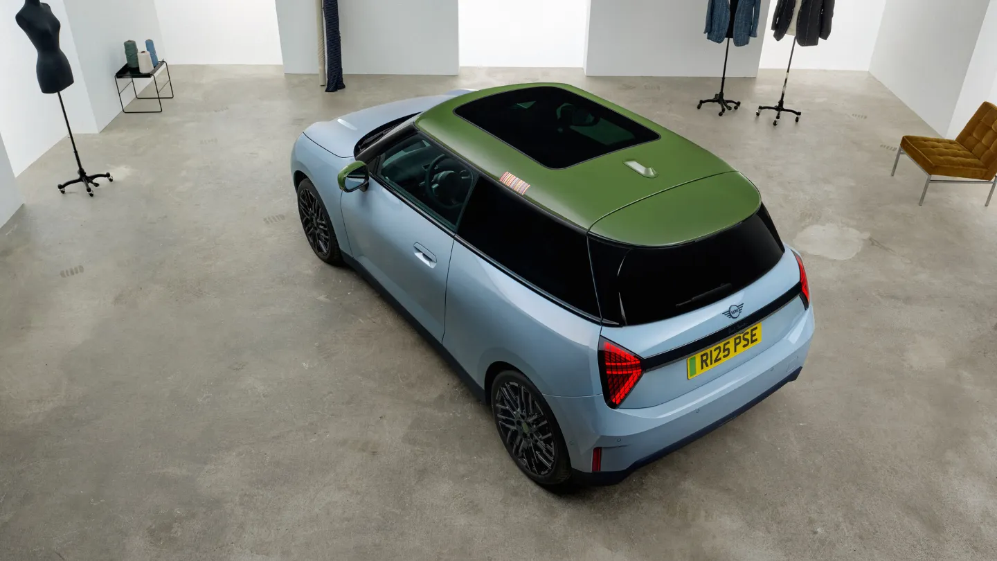 2026 Mini Cooper Paul Smith Edition signature green roof