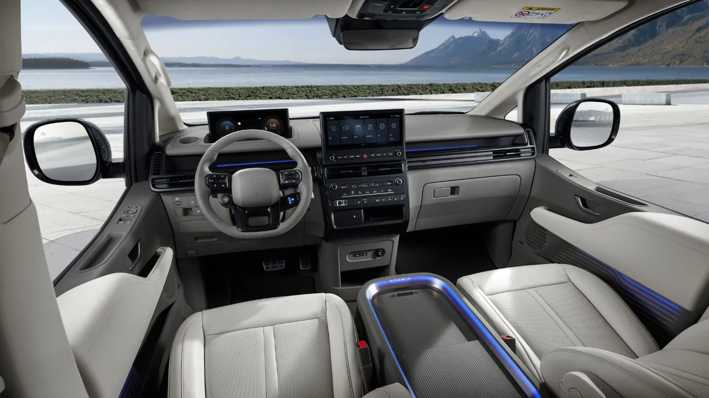 2027 Hyundai Staria people mover cockpit