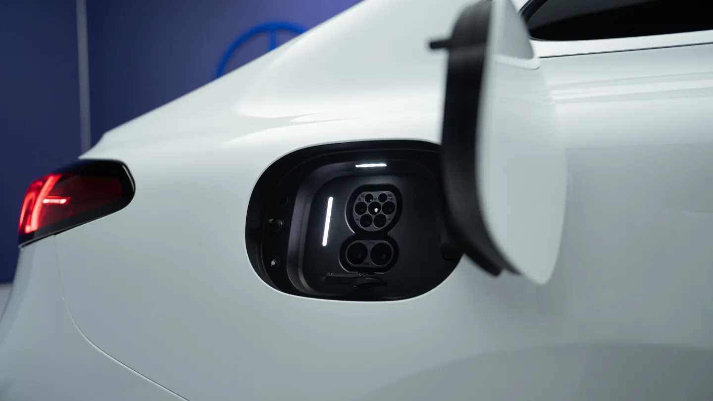 2027 Mercedes C-Class EV charging port