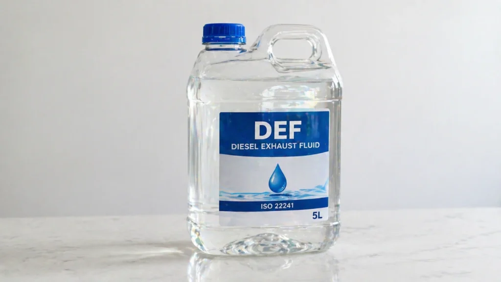 transparent colour of the diesel exhaust fluid