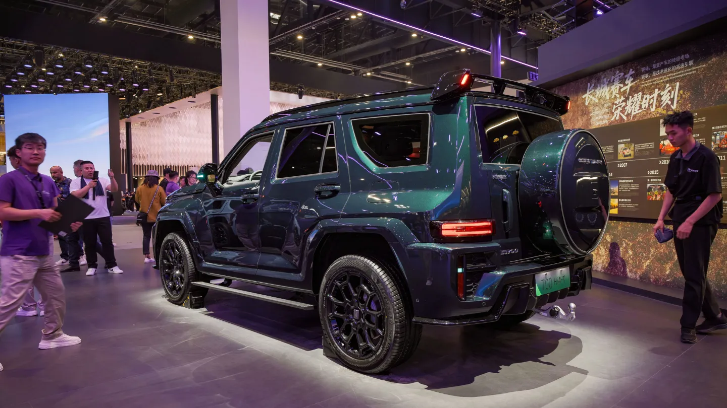GWM Tank 700 large SUV hi4 t rear view 2026 beijing auto show