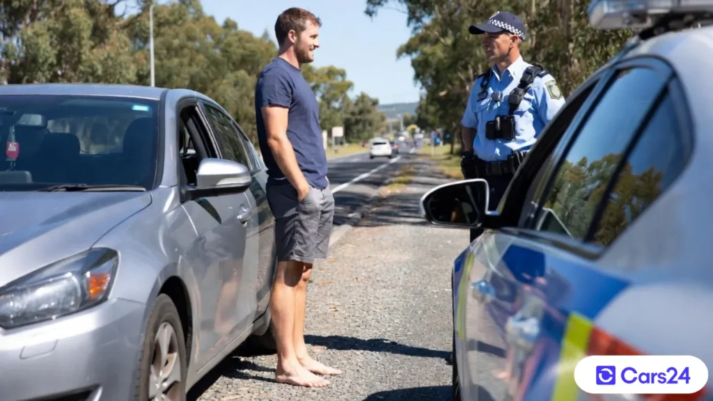 shoes in the footwell
