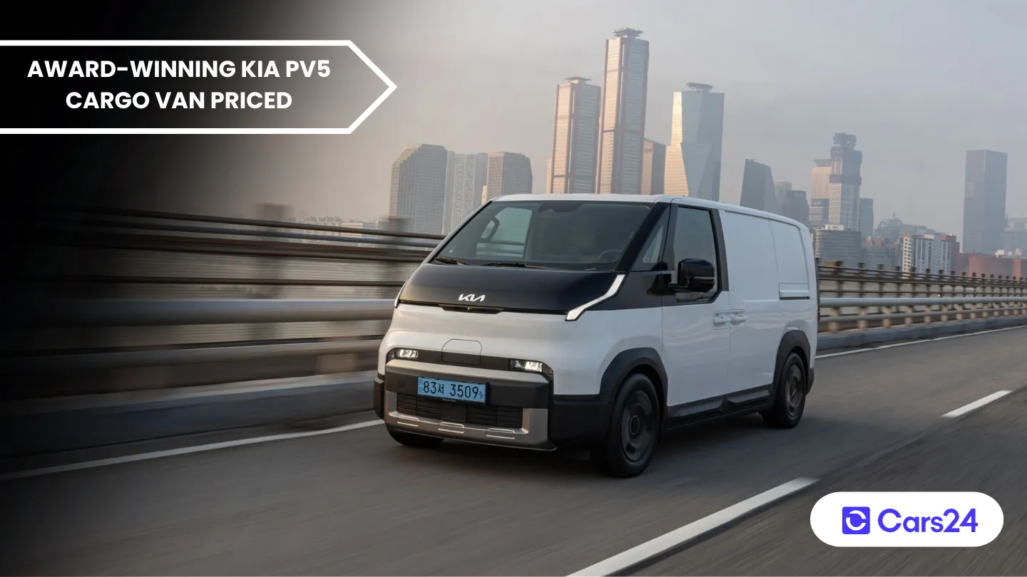 Kia locks in pricing for the award-winning van PV5 Cargo banner