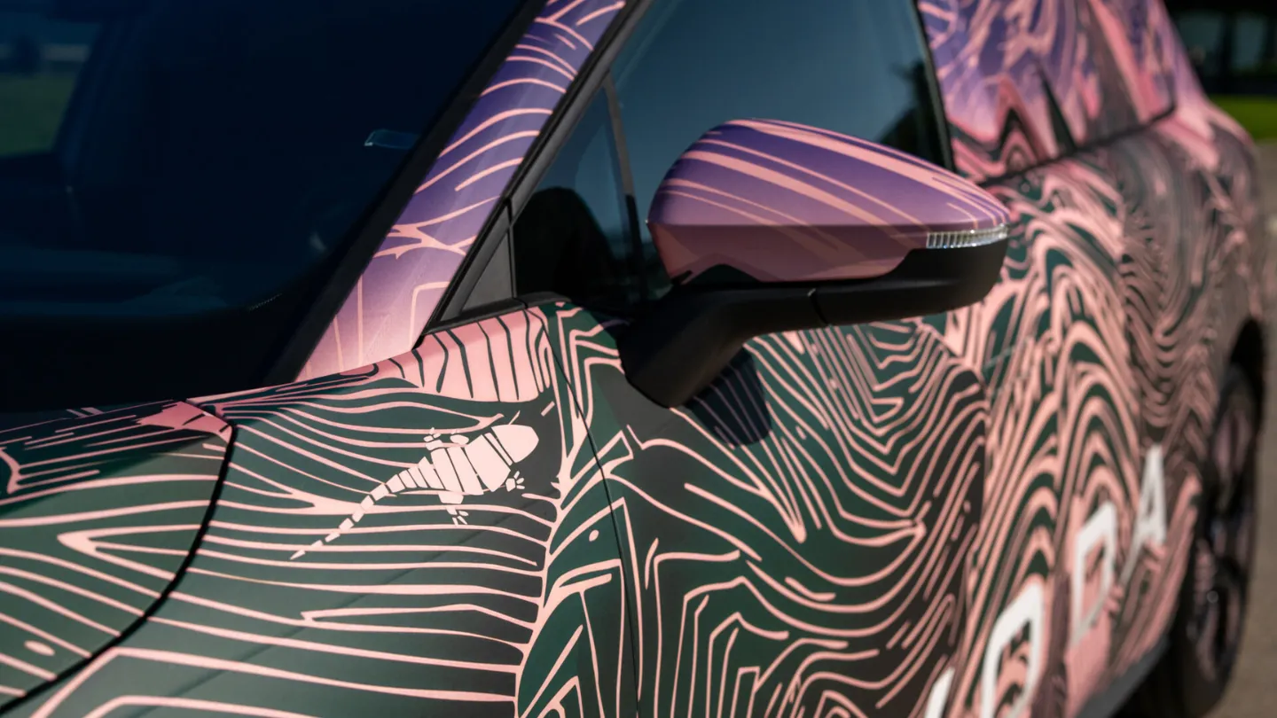 Skoda Peaq camouflage amphibian motif