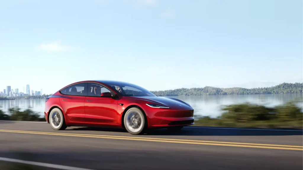 Tesla Model Y red