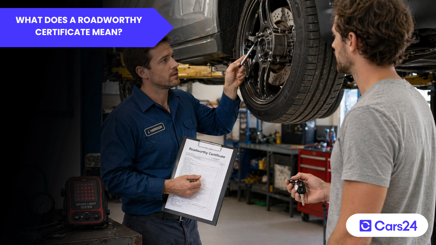 What does a Roadworthy Certificate mean