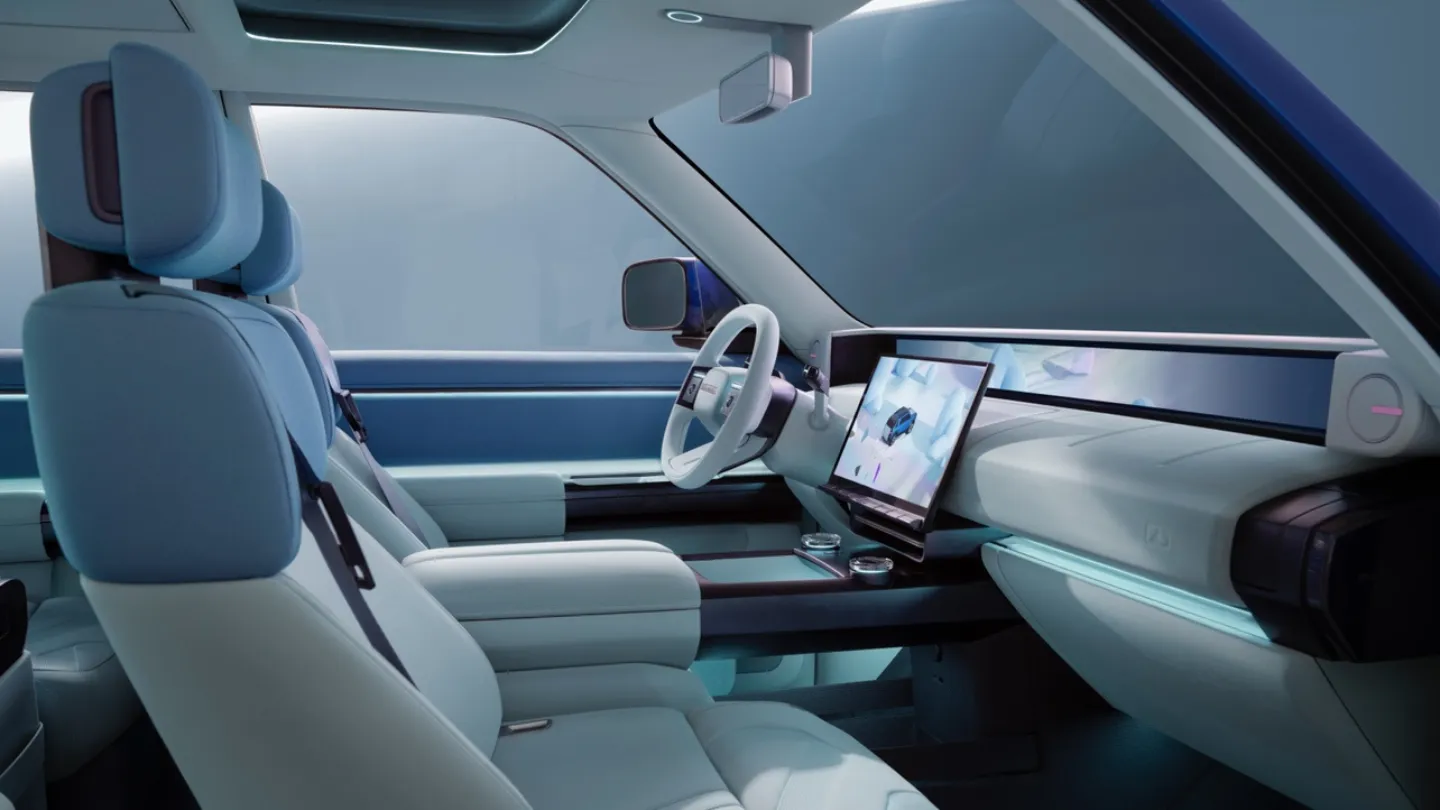 concept 97 freelander electric SUV interior