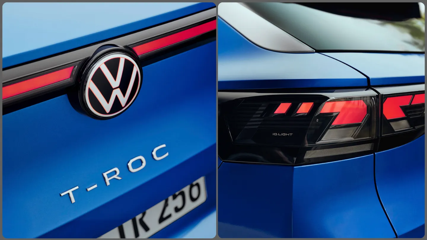 2027 Volkswagen T-Roc rear illuminated badge led taillights