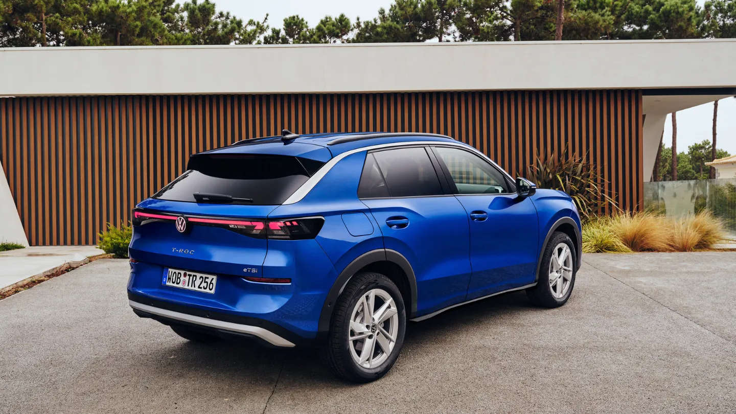 2027 Volkswagen T-Roc rear view