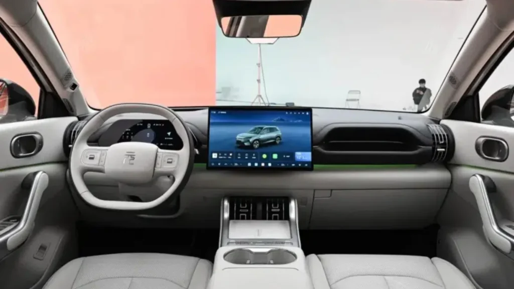 3rd gen BYD Atto 3 flash charging china model interior cockpit