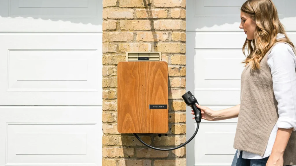 A home driveway ev charger