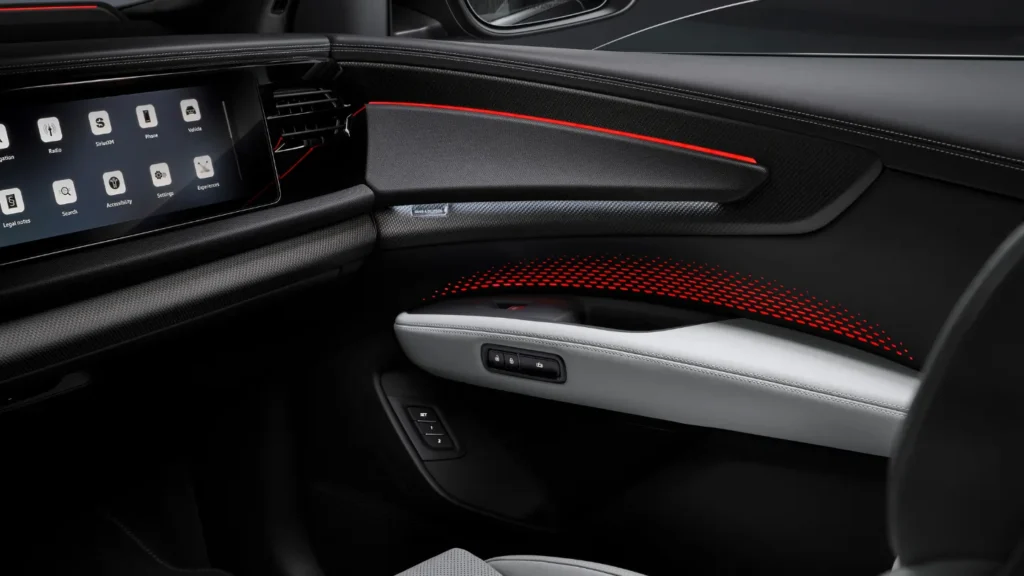 Audi Q9 ambient door light and sound system