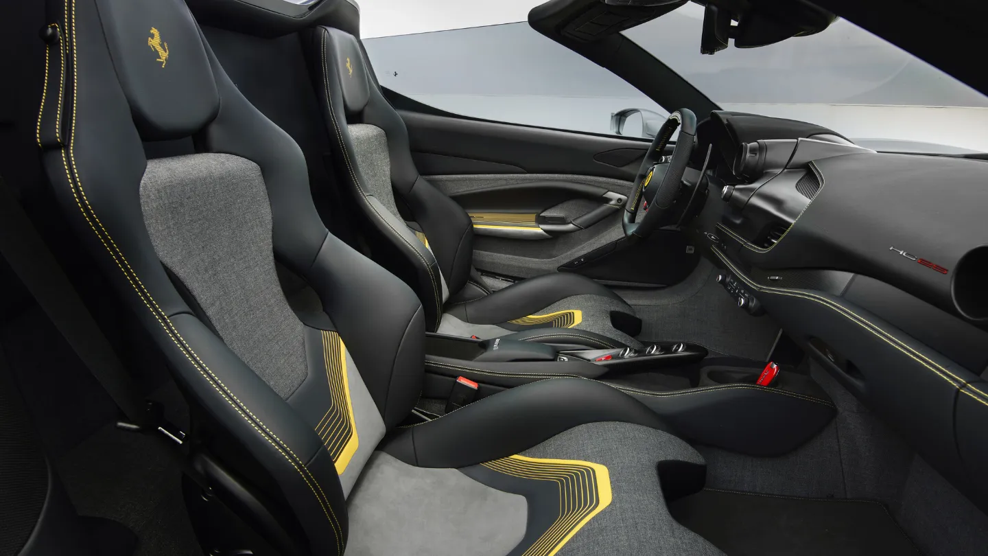 Ferrari HC25 interior front seats cockpit
