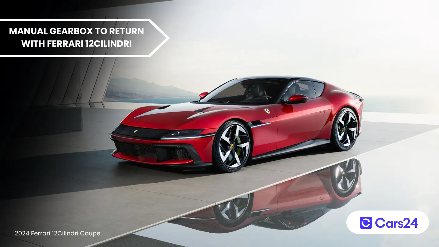 Ferrari reviving manual gearbox with Ferrari 12Cilindri in July banner photo