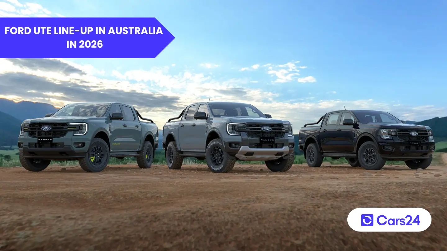 Ford ute line-up in Australia in 2026