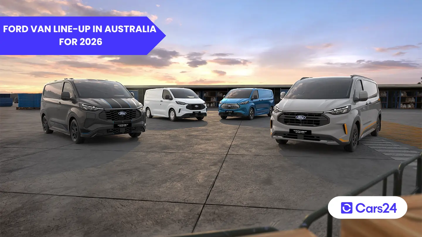 Ford van line-up in Australia 2026