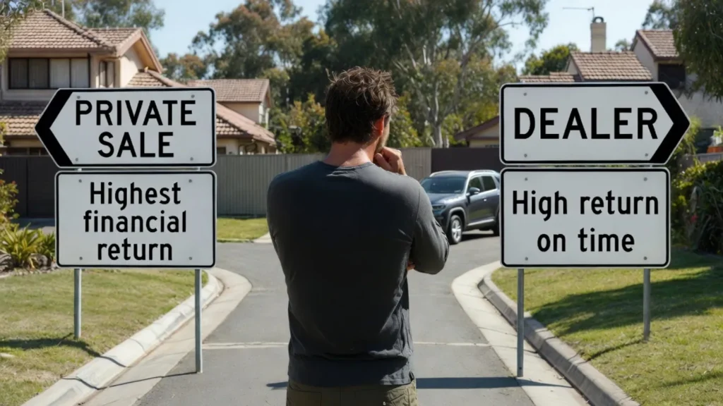 Is it better to sell a car privately or to a dealership