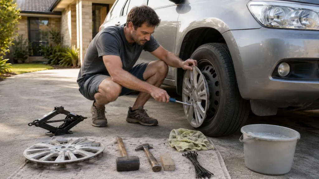 Step 2 prepare your car to install wheel cover