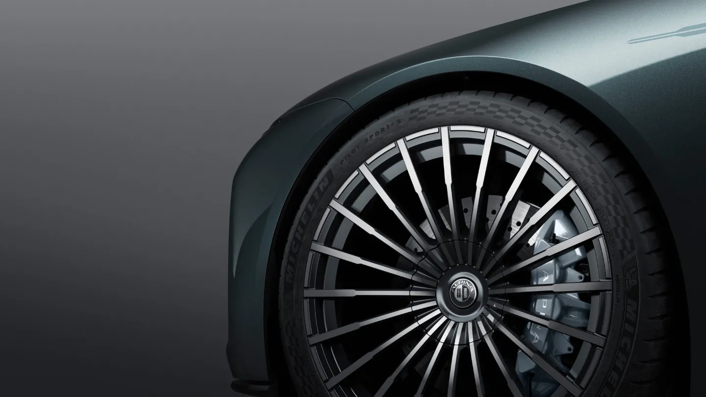 Vision BMW Alpina Concept 20 spoke staggered wheel design