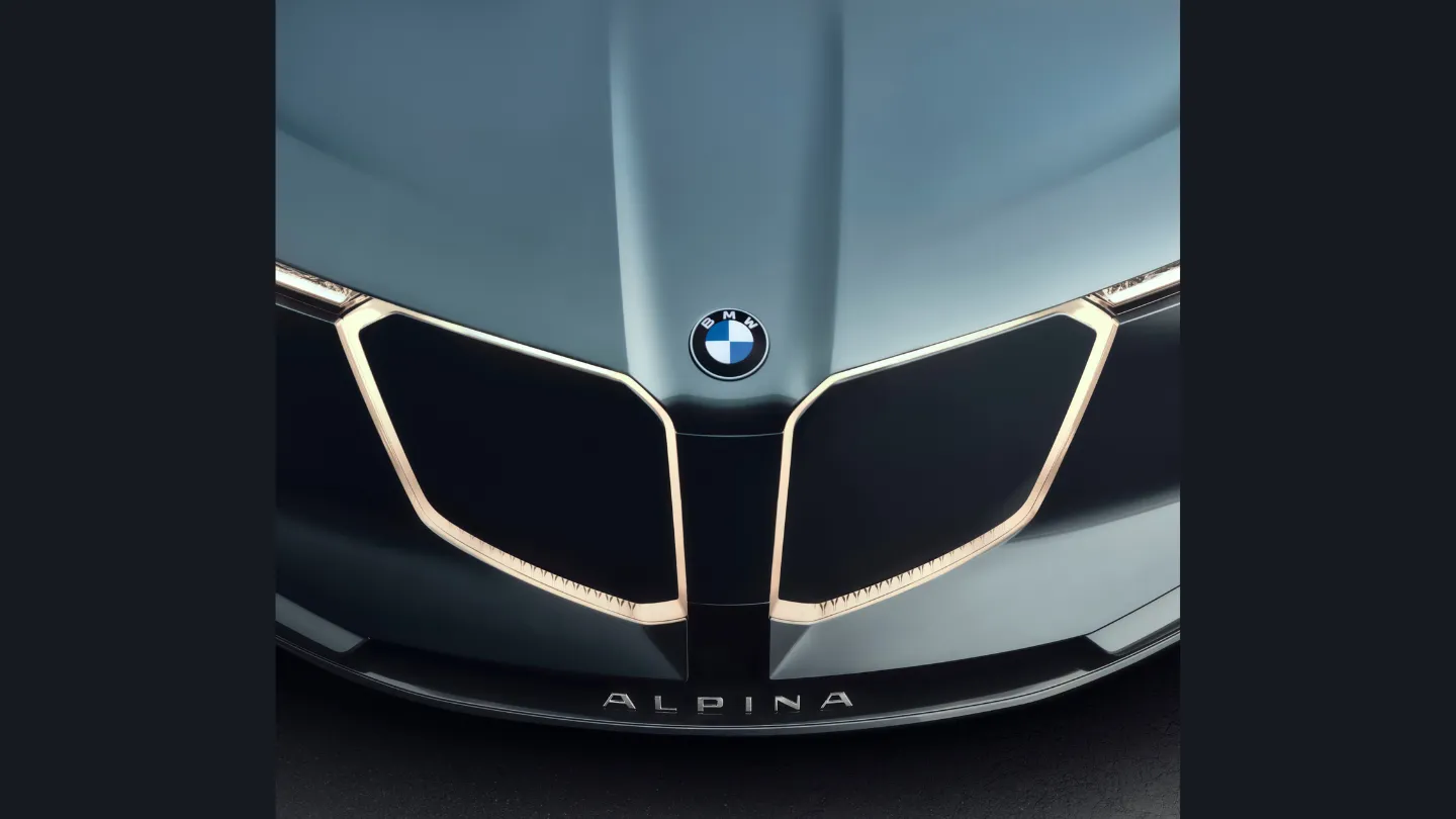 Vision BMW Alpina Concept front Alpina lettering