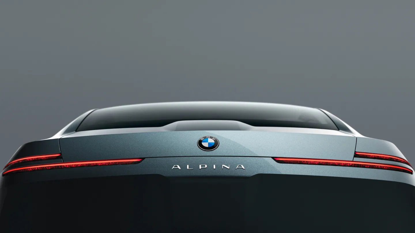 Vision BMW Alpina Concept rear led taillights and lettering