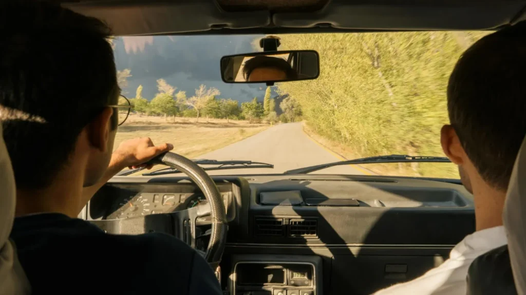 going on a test drive with a used car buyer