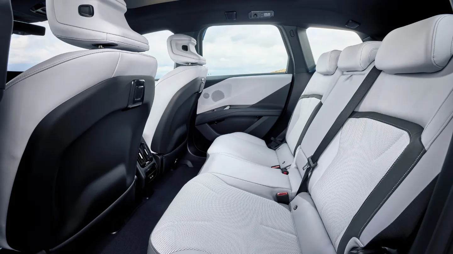 2026 BMW iX3 40 interior rear seats