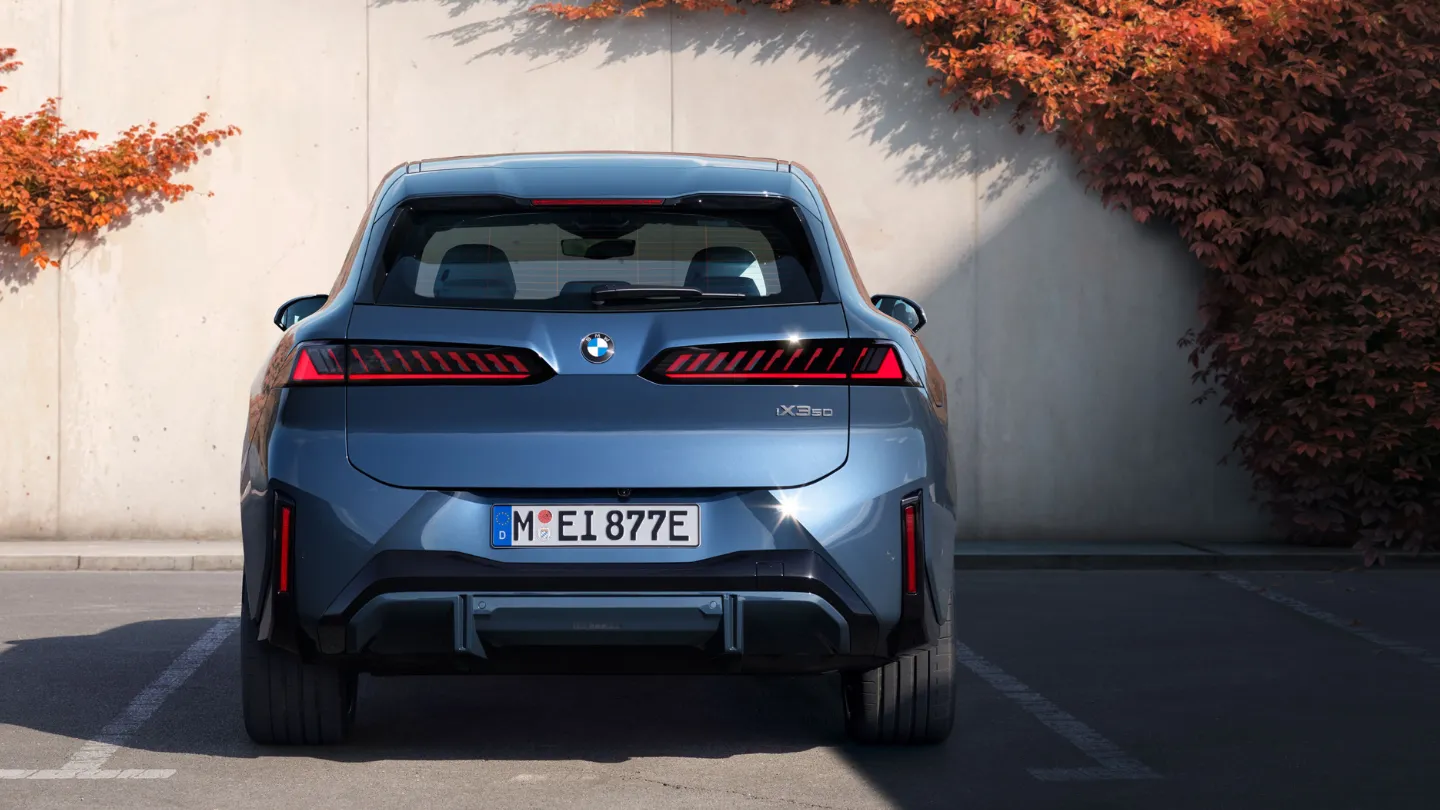 2026 BMW iX3 40 rear view