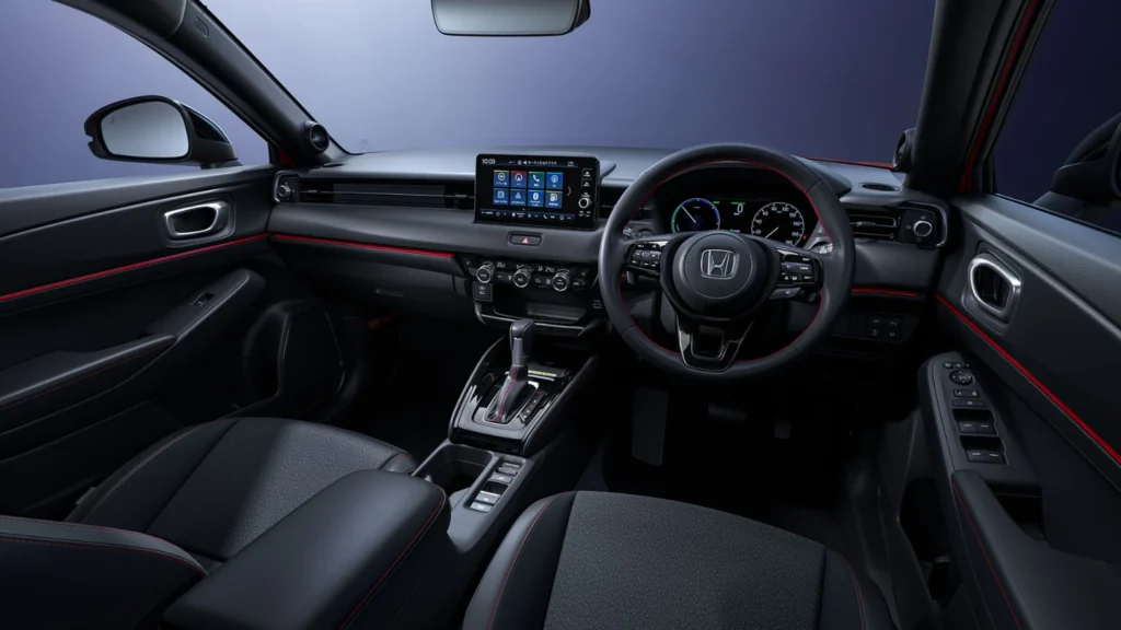 2026 Honda HR V e HEV RS SUV interior cockpit