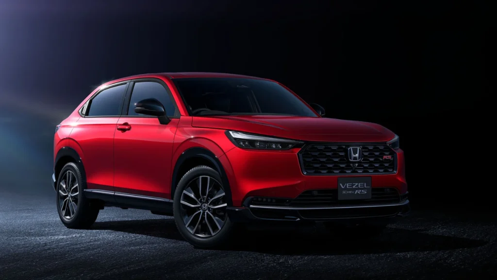 2026 Honda HR V e HEV RS SUV view japanese vezel variant