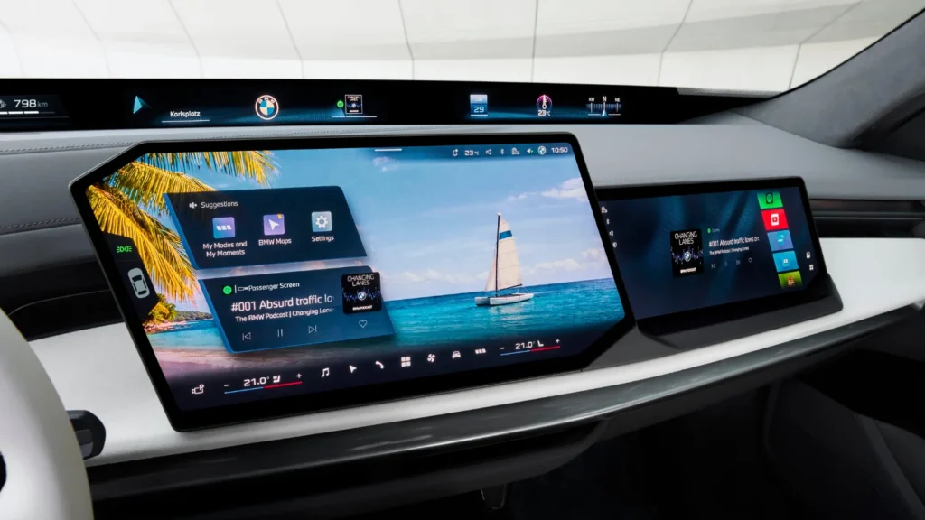 2027 BMW 7 series interior screens