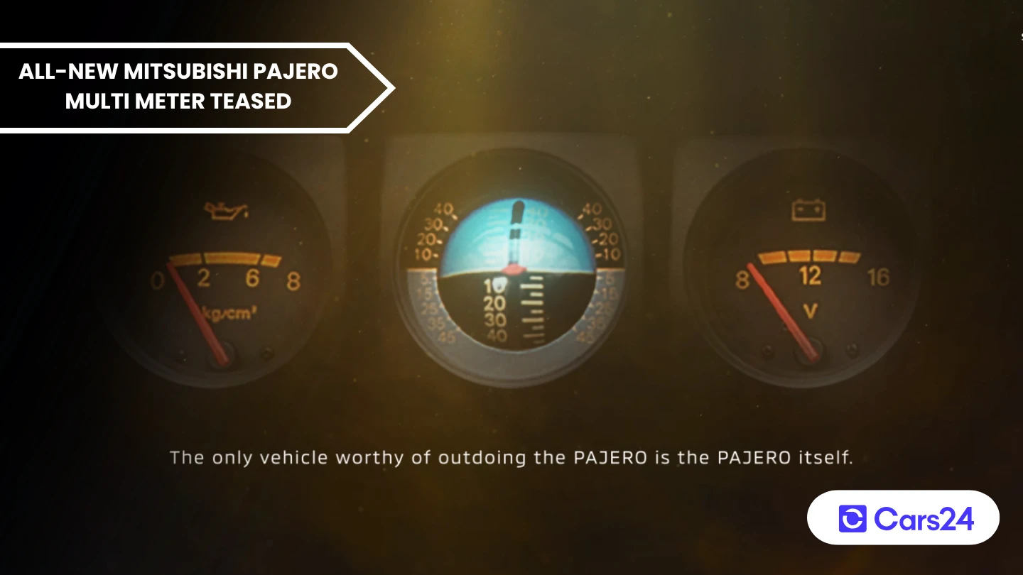 2027 Mitsubishi Pajero Multi Meter teased in a new video banner photo