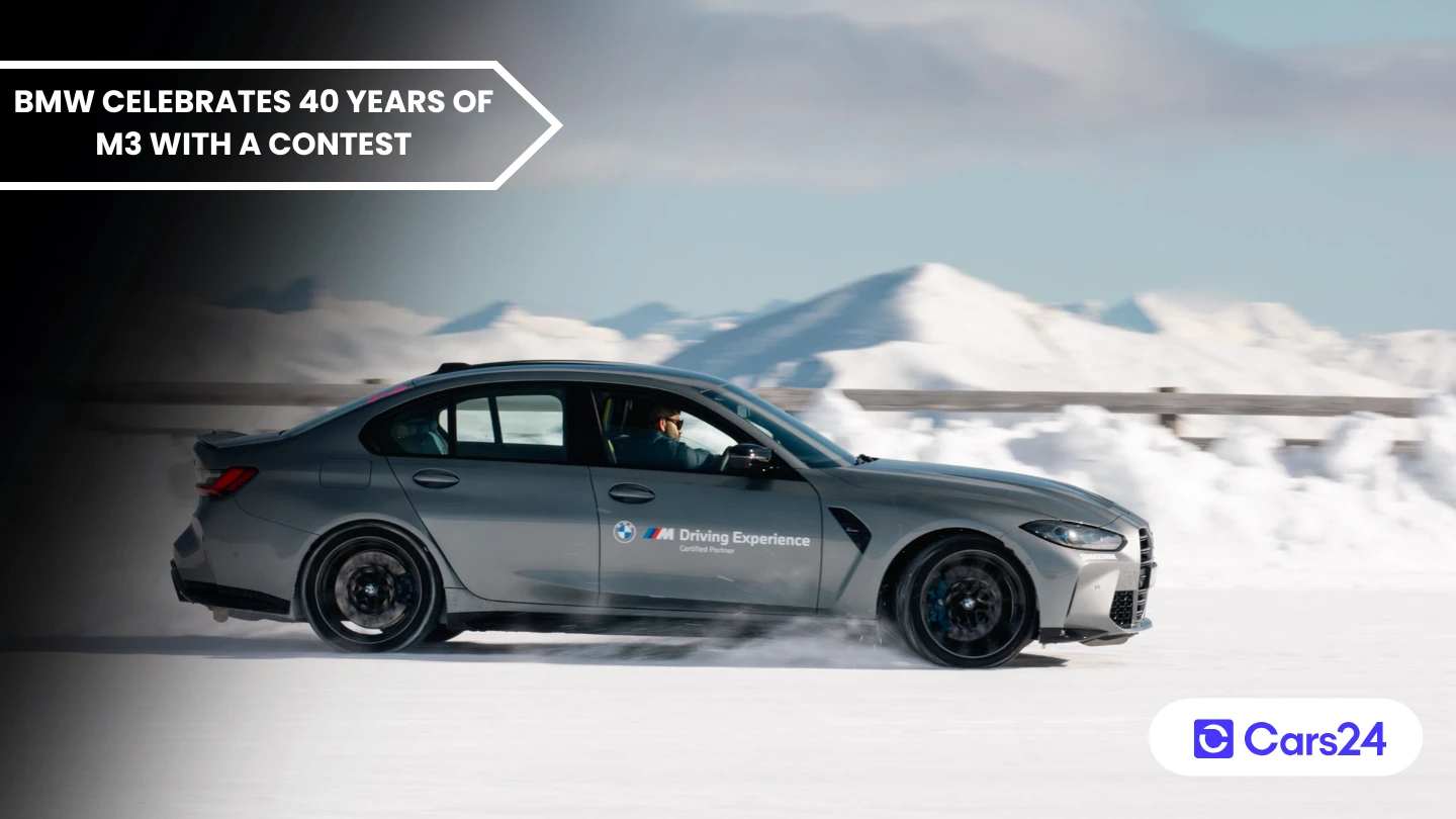 BMW M celebrates 40 years of M3 with a special contest banner photo