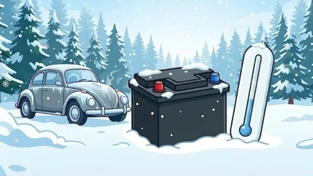 Why do car batteries fail more often in winters?