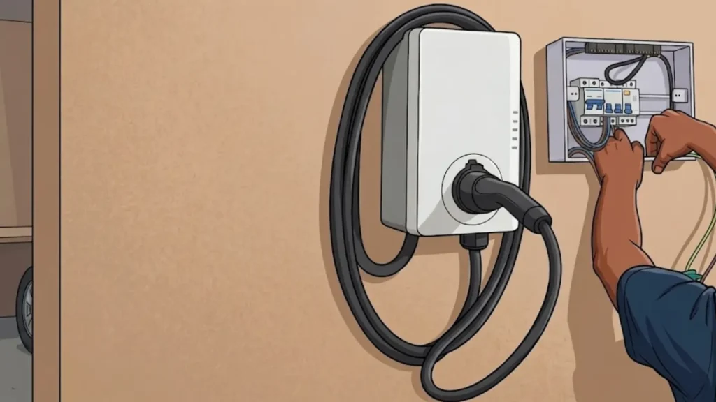 Home EV charger installation