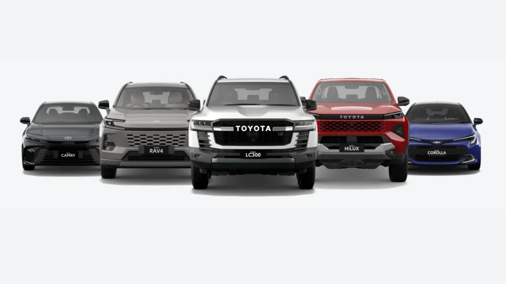 Toyota line up