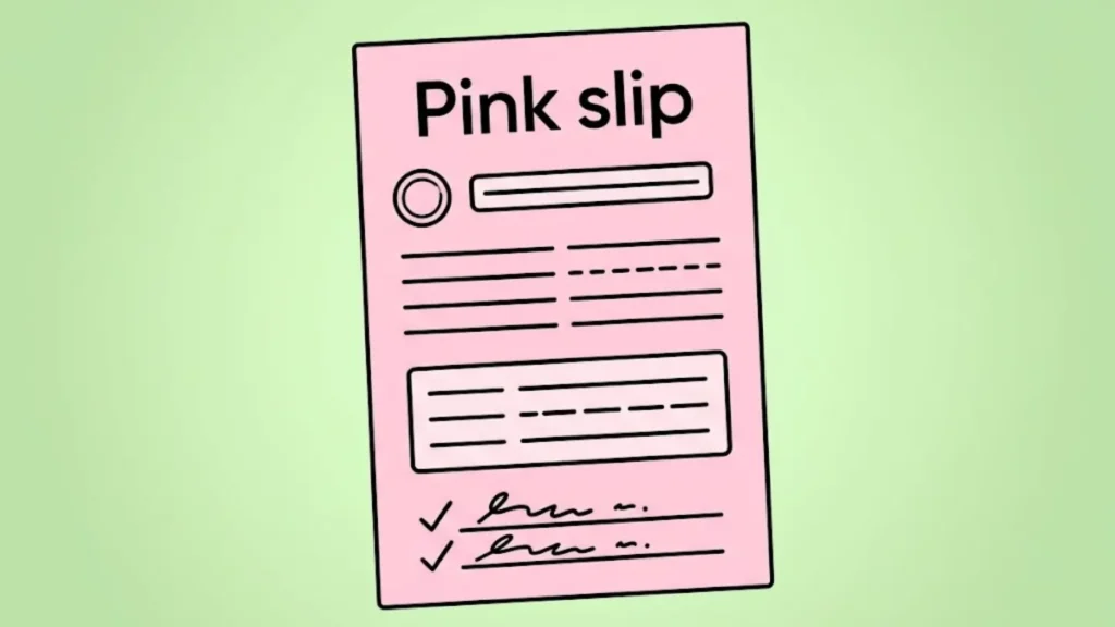pink slip