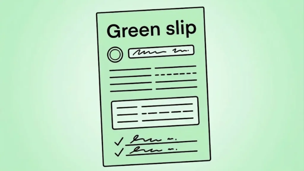 Green slip